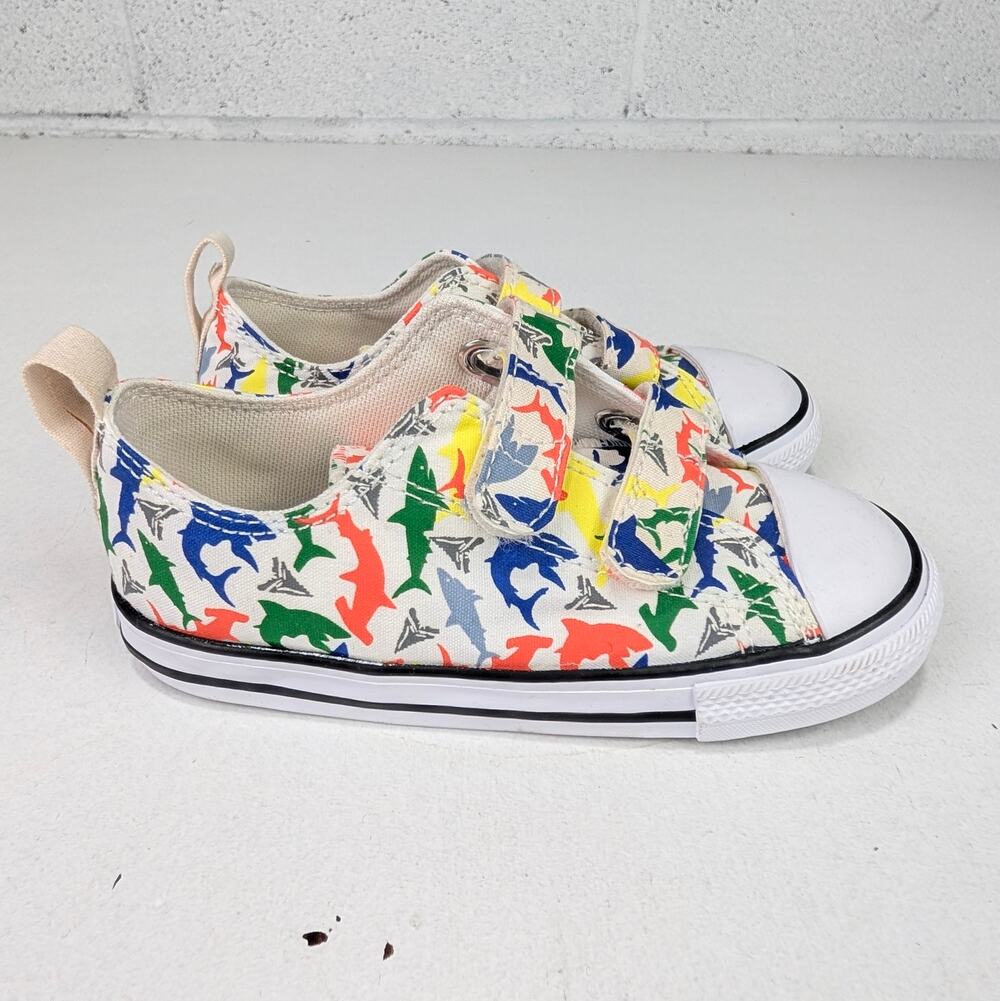 Converse Youth 10 Shark Sneakers - Multicolor